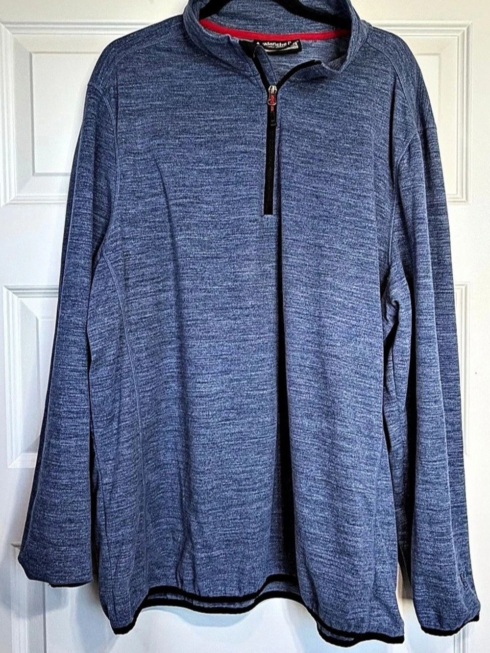 Avalanche Outdoor Supply Men’s XXL Blue 1/4 Zip Pullover Stretch Hiking 1143